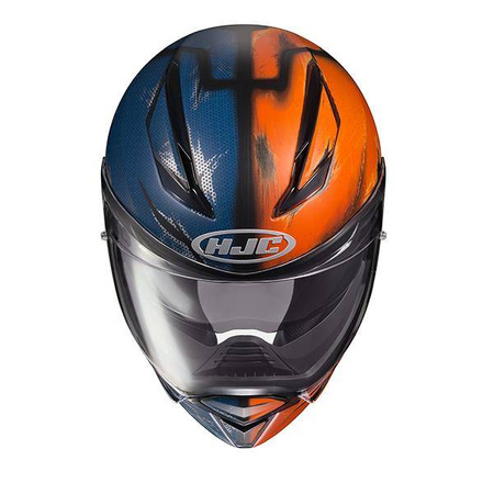 Kask HJC F70 DEATHSTROKE DC COMICS blue/orange