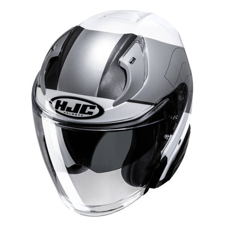 Kask motocyklowy otwarty na skuter/chopper'a HJC Rpha31 Chelet Silver/White