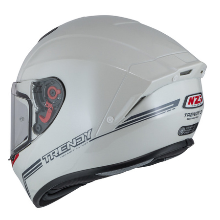 KASK MOTOCYKLOWY NZI TRENDY STREAM SOLID NOUVEAU WHITE