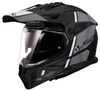 Kask motocyklowy enduro LS2 MX702 PIONEER II HILL MATT BLACK/WHITE