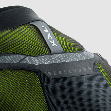 Kurtka Tekstylna Rebelhorn Jax Black/Fluo Yellow Xs