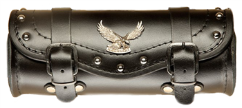 Wałek/piórnik motocyklowy skórzany KAWASAKI