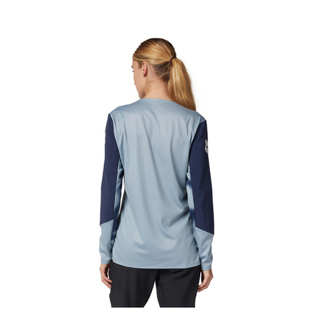 Koszulka Rowerowa Z Długim Rękawem FOX Lady Defend Taunt Gunmetal