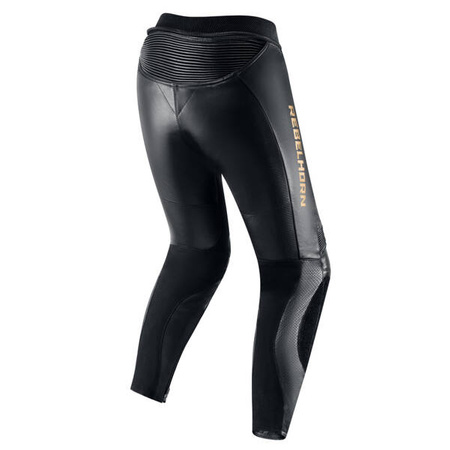 Spodnie skórzane REBELHORN REBEL LADY Black/Gold