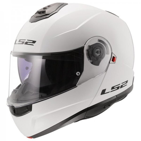 Kask motocyklowy szczękowy LS2 FF908 Strobe II Solid White