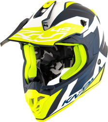 Kappa Kask KV49 Evo Great Cross/Enduro Kolor Niebieski Mat/Biały