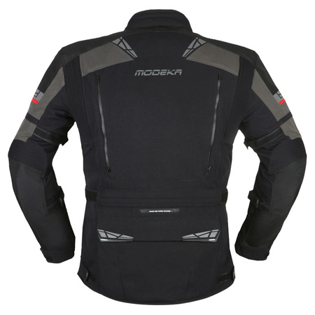 Kurtka PANAMERICANA II czarno-ciemno szara PRZEDŁUŻANA