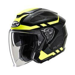 Kask motocyklowy otwarty na skuter/chopper'a HJC I30 Aton Black/Yellow