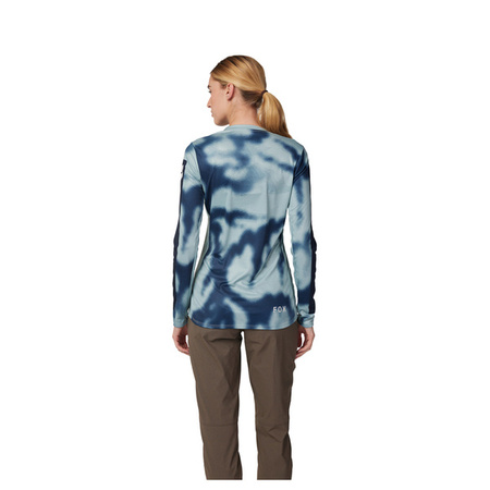 Koszulka Rowerowa Z Długim Rękawem FOX Lady Ranger Taunt Gunmetal