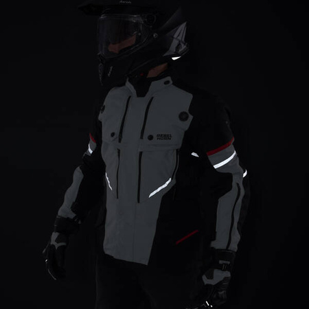 Kurtka tekstylna REBELHORN RANGE GREY/BLACK/RED