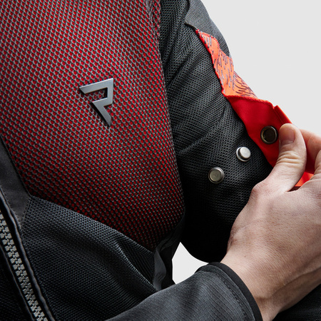 Kurtka Tekstylna REBELHORN Jax Black/Red
