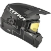 Kask CKX Titan AMS Black Matt M + Podgrzewane Gogle Apex