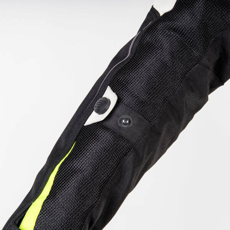 Kurtka Tekstylna OZONE Flow Lady Black/Grey/Fluo Yellow