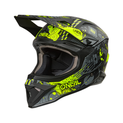 Kask O'Neal 1SRS VIBRANT Black/Neon Yellow – Motocross i Hulajnoga Elektryczna ECE 22.06