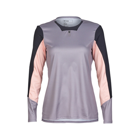 Koszulka Rowerowa Z Długim Rękawem Fox Lady Defend Stone