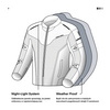 Kurtka tekstylna REBELHORN HIFLOW IV Black/Silver/Flo Yellow