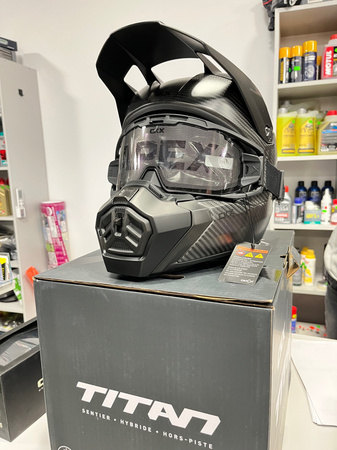 KASK CKX TITAN AMS PRO – Matt Carbon + Heated Photochromic