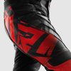 Motocyklowe Spodnie Skórzane Rebelhorn Inferno Black/Fluo Red