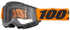 100% Accuri 2 Gogle Motocyklowe MX Enduro Off-Road Czarny Pomarańczowy Clear Lens