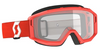 SCOTT Primal Clear – czerwone gogle terenowe dla każdego rowerzysty