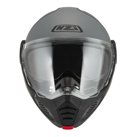 KASK MOTOCYKLOWY NZI MINIMOD DUO SMART BLACK ANTRACITE MATT