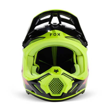 Kask Fox V3 Revise Red/Yellow