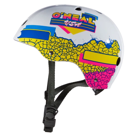 O'NEAL Dirt Lid Crackle – Kask BMX z Magnetycznym Zapięciem