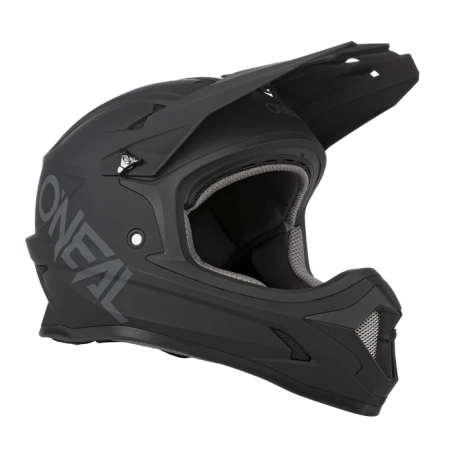 Kask dziecięcy O’NEAL SONUS SOLID Fullface czarny – rower, hulajnoga, downhill