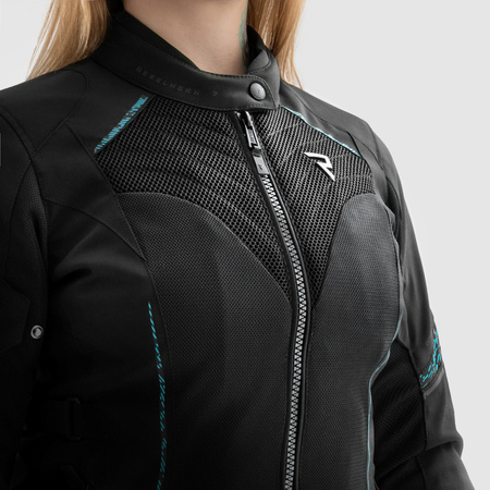 Kurtka Tekstylna Rebelhorn Jax Lady Black/Blue Lagoon