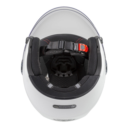 KASK MOTOCYKLOWY NZI CIVIC SOLID NOUVEAU WHITE