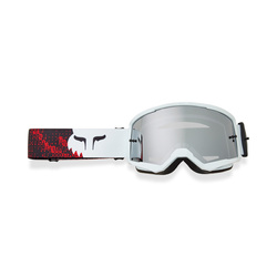 Gogle Fox Main Kairos Spark White/Fluo Red