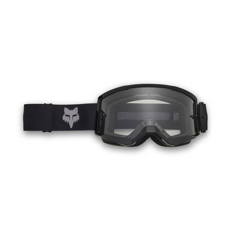 Gogle motocyklowe rowerowe FOX Main Sand Goggle Black przeźroczyste