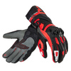 Rękawice skórzane REBELHORN ST LONG Black/Grey/Red