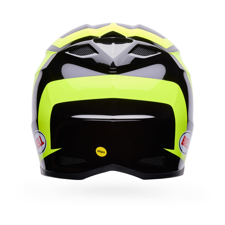 KASK MOTOCYKLOWY BELL MX-10 MIPS TALON YELLOW BLACK