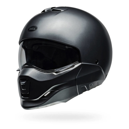 KASK MOTOCYKLOWY BELL BROOZER SOLID SATIN STARSHIP GREY