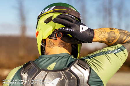 Kask Rowerowy MTB UFO Plast Defcon Two Black/Neon Yellow | Enduro Downhill Hulajnoga