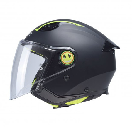 Kask motocyklowy dziecięcy otwarty LS2 OF622 Funny II Junior Matt Black