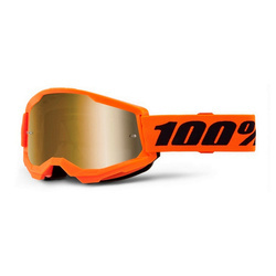 Gogle motocyklowe off road 100 PROCENT Strata 2 Neon Orange