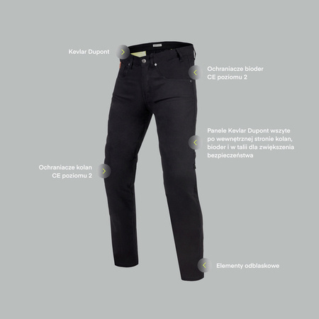 Spodnie Jeans Rebelhorn Classic III Lady Skinny Fit Washed Black L30