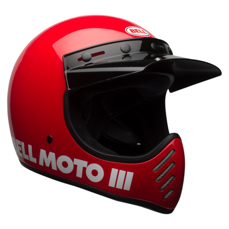 Kask BELL Moto-3 Classic Red