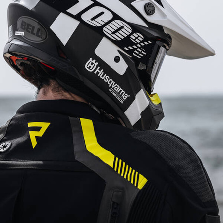 Kurtka tekstylna REBELHORN PATROL Black/Flo Yellow