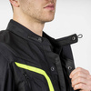 Kurtka Tekstylna OZONE Sahara Black/Fluo Yellow