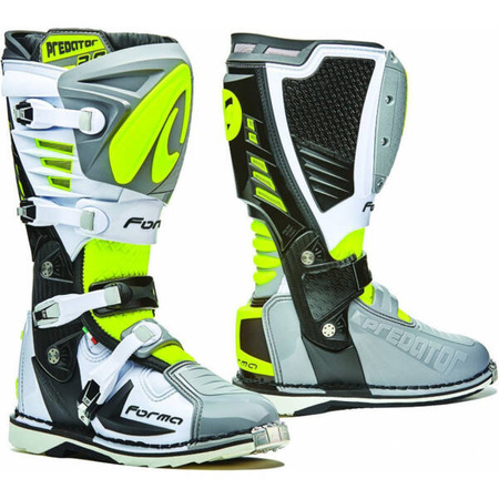 Buty off-road Cross FORMA Predator 2.0 Grey/White/Yellow fluo