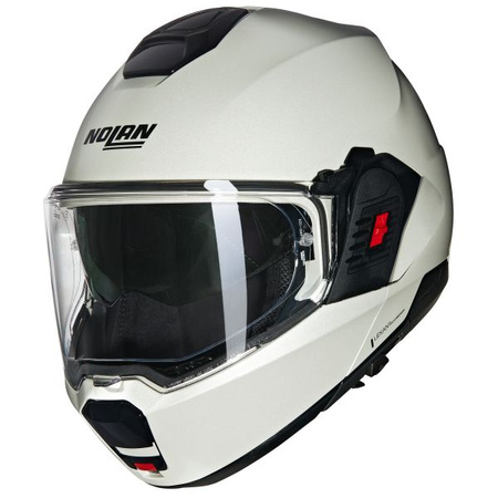 Kask szczękowy flip-back NOLAN N120-1 CLASSICO NOBILE kolor biały/perłowy