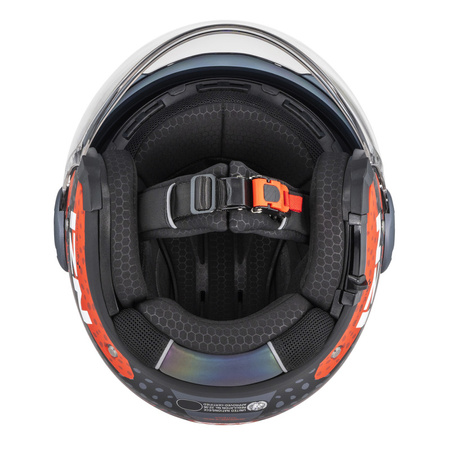 KASK MOTOCYKLOWY NZI RINGWAY 2 DUO ANTERA ANTRACITE RED MATT