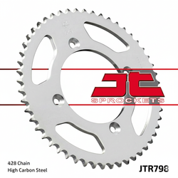 Zębatka tylna JT 798 52 SUZUKI RM 85 02-18, YAMAHA YZ 80/85 (ŁAŃC. 428) (79852JT)