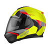 Kask szczękowy NOLAN N100-6 PALOMA N-COM 27 czarny/czerwony/srebrny/żółty S
