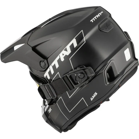 Kask CKX Titan AMS Black Matt M + Podgrzewane Gogle Apex