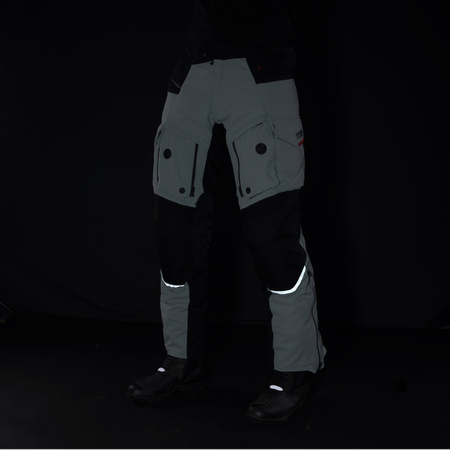 Spodnie tekstylne REBELHORN RANGE GREY/BLACK/RED