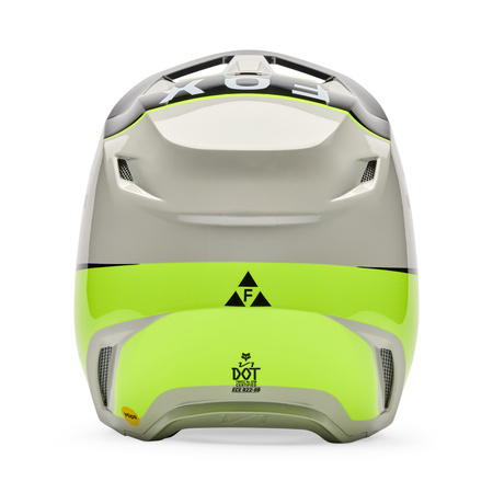 Kask motocrossowy FOX V1 Collect Grey/Yellow MIPS®
